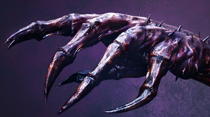 Monstrous Metallic Appendage with Sharp Protrusions