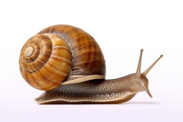 Close-Up of a Garden Snail