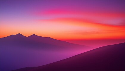 Obraz premium sunrise in mountains