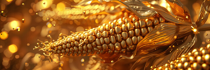 Corncobs made of gold