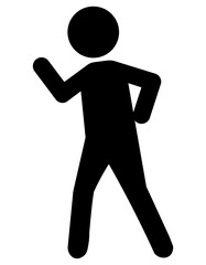 歩く人のピクトグラム
