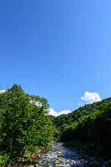川のある風景／福島県
