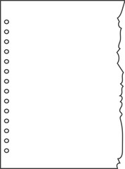 Memo sticky note reminder sheet paper. Doodle paper frame, check list with pin, tape, paperclip elements. Set cute notes, office or school messages