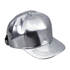 Fototapeta premium Silver metal cap on Isolated transparent background png. generated with AI