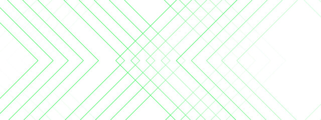 Abstract blueprint architecture concept with geometric Concept of green line. Bright space with lines effect decoration and line stripes. Colorful striped diagonal line technology concept.