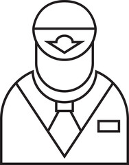 Captain and Police Icon
