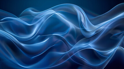 Fototapeta premium Abstract luxury gradient blue background smooth,Abstract background with dark blue wavy with flowing curved lines. Minimal wallpaper with dynamic effect of vibrant wavy stripes motion curved wave 