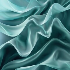 Fototapeta premium Abstract Turquoise Fabric Texture