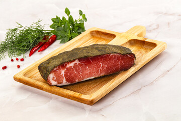 Delicous tasty dry pork jerky