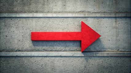 of a step highlighted with a red arrow, step, red, arrow,staircase, direction, progress, guidance, marker, indicator