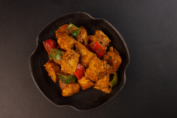 Chicken Jalfrezi is Chicken Meat, Bell Pepers, Onions and Tomatoes in Rich Hot Curry Sauce. 