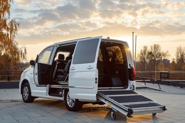 car equiped for disabled assistance wheelchair van
