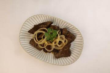 Classic Beef Liver with Sauteed Onions.
