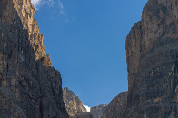 Alpine landscape in Val Gardena