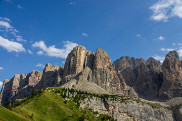 Alpine landscape in Val Gardena