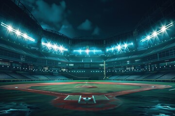 a baseball stadium, ultra realistic 