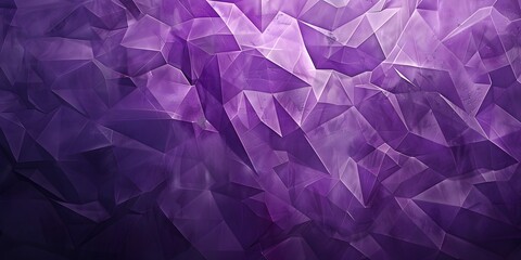 Naklejka premium Polygon background in rich shades of purple, giving a luxurious and sophisticated feel.