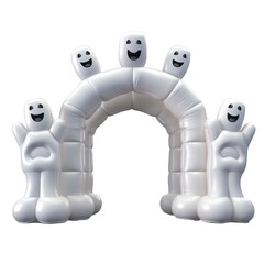 Obraz premium Wind arch Haloween decoration isolate on transparent png. 