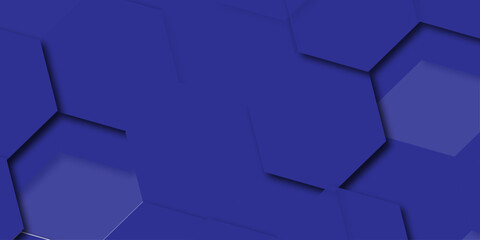 Dark Blue Background with Polygon design.
