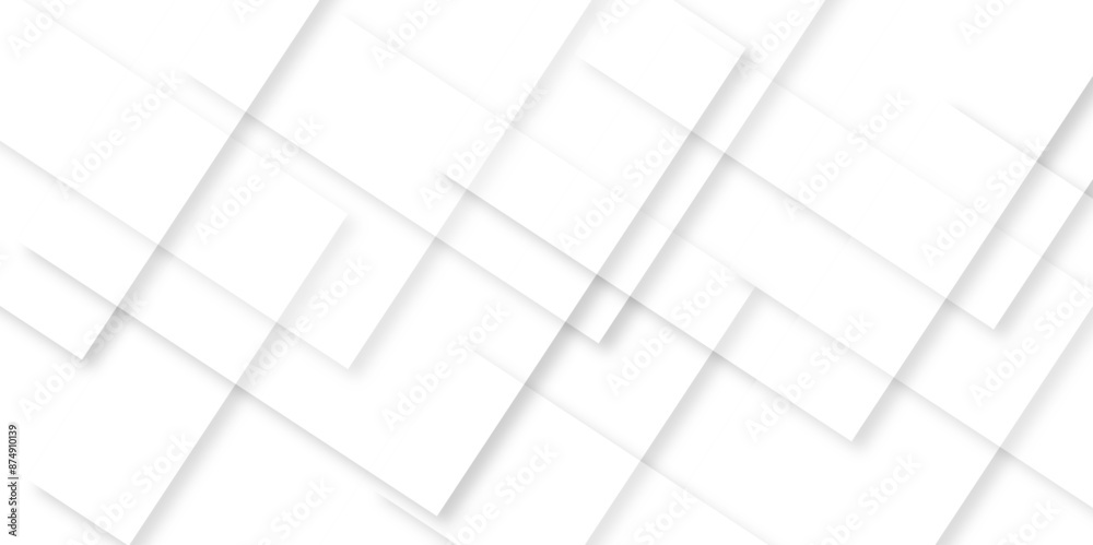 Aufkleber Abstract geometrical white with triangle background. Dynamic and seamless retro pattern stripes abstract white geometric background vector illustration shine and layer element for presentation.	

