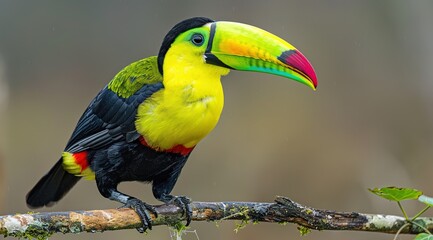 Obraz premium black and yellow macaw