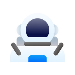 astronaut icon design gradient