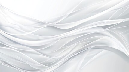 Obraz premium Abstract White Curvy Background