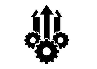 Operational excellence vector icon, production growth illustration sign collection. operation symbol.