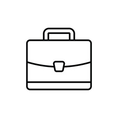 Suitcase icon design with white background stock illustration