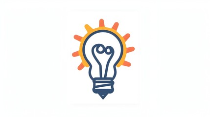 Lightbulb Icon Symbolizing Decision-Making and