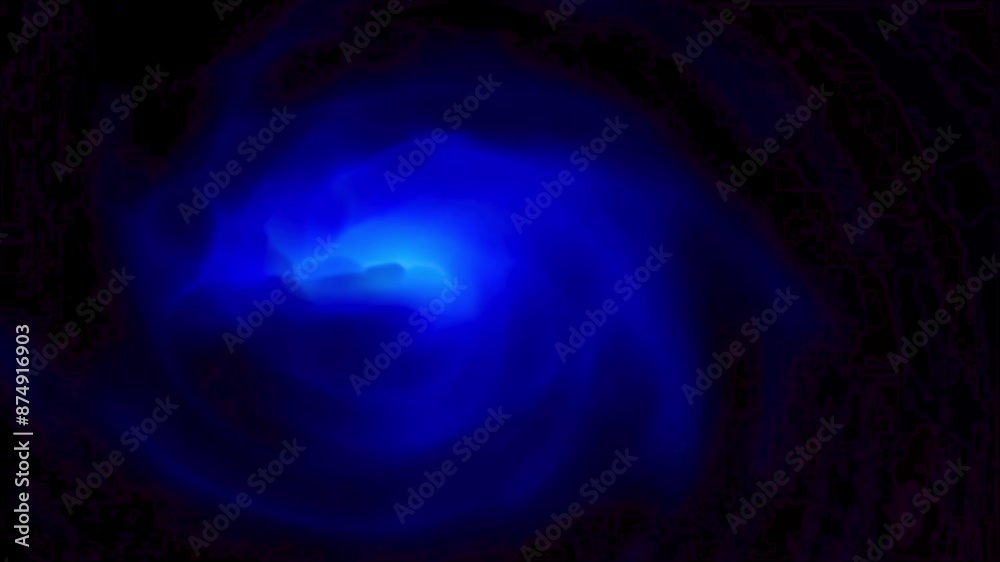 Wall mural abstract animation smooth color wavy. multicolor liquid pattern. colorful fluid abstraction flow. 4k