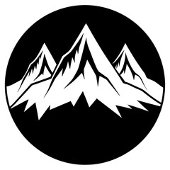  Snow capped peaks towering in the background