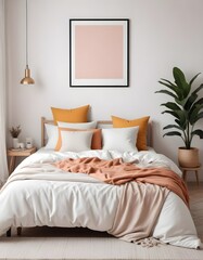 bed in room