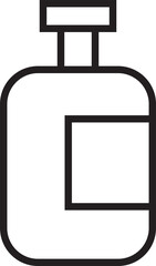 Alcohol Bottle Line Icon