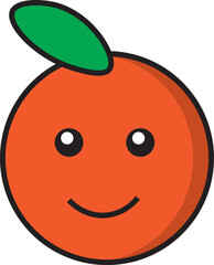 cute orange vector