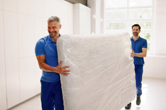 Efficient Movers Transport Mattress to New Home