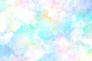 水晶風のパステルカラー背景