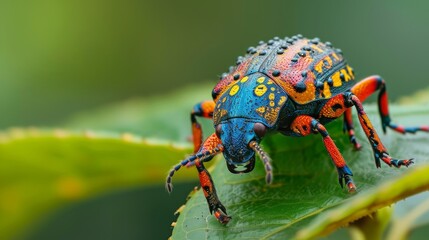 Fototapeta premium Close-up Photography of Unusual Insects of Reptiles Thing
