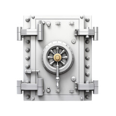 Bank safe with lock, safe with lock isolate on transparent png.
