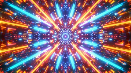 Obraz premium Abstract black hole and space doors dynamic abstract