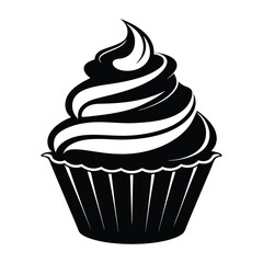 Chocolate cake vector  illustration