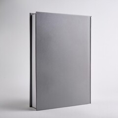 Gray Hardcover Book Mockup - Template for Branding or Title Placement - Reading Book Mockup for Logo - Marketing for Book Publishing or Portfolio Showcase image