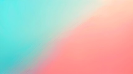Obraz premium Captivating Coral to Turquoise Gradient Backdrop for Trendy Designs