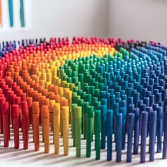 Fototapeta premium A Colorful Array of Markers