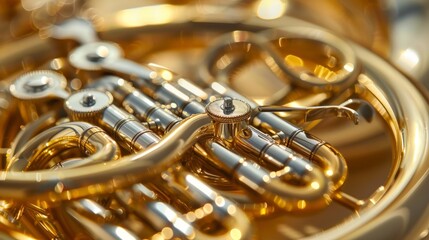 The French horn, with its smooth, round tone, blends beautifully with both brass and woodwind sections.