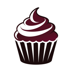 Chocolate cake vector  illustration