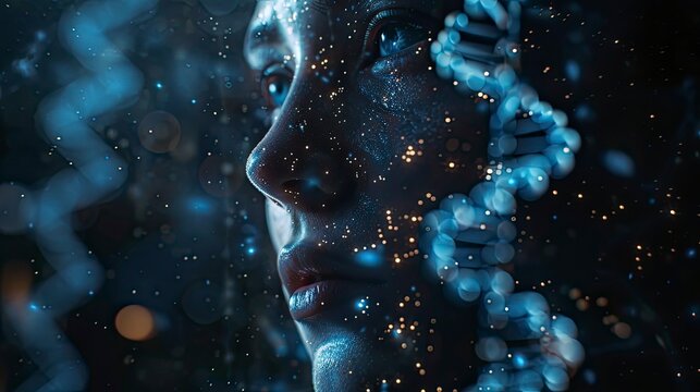 Genetic testing and personalized medicine concept with DNA sequencing results - Powered by Adobe