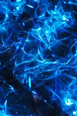 : Abstract background, futuristic, neon, electric blue background 