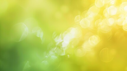 Fototapeta premium Soft Yellow to Light Green Gradient Minimalist Nature Background