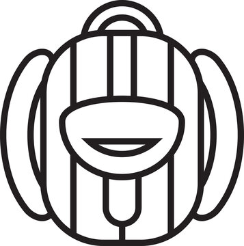 recommend clip art: Backpack Icon Line Art
                    